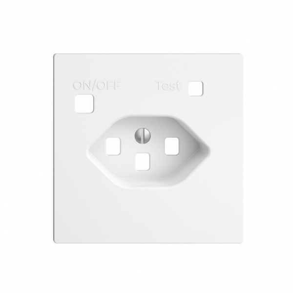 Kit frontale EDIZIOdue per presa FI F, T23, bianco 