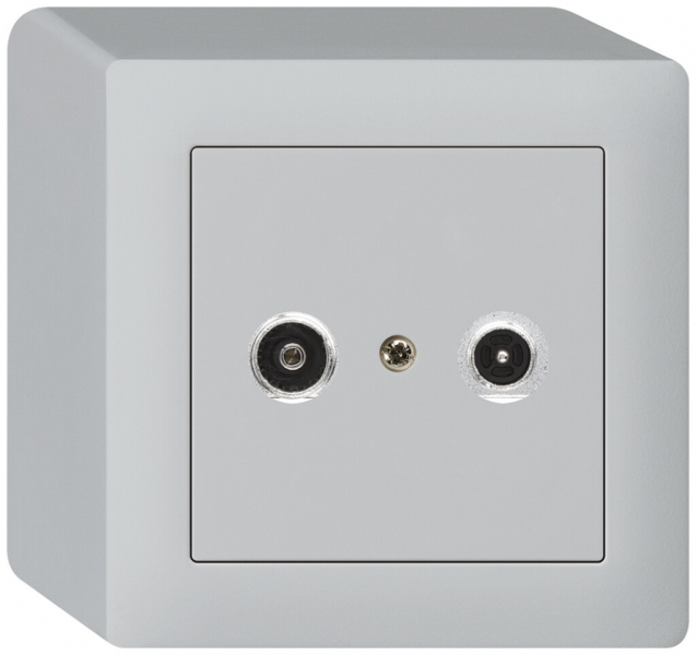 Presa antenna AP kallysto R/TV 23dB 2GHz grigio chiaro 