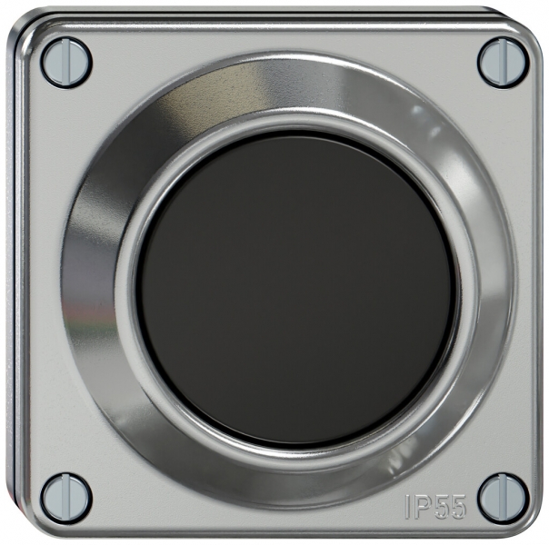 Pulsante INC ELEMENT SNAPFIX® 2P 16A 250V 87×87×43mm all 