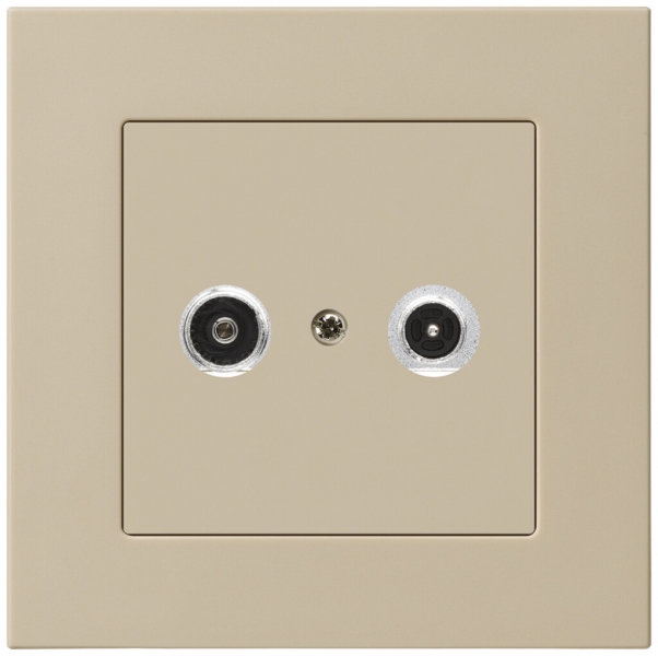 Prise antenne ENC kallysto.pro R/TV 23dB 2GHz beige 