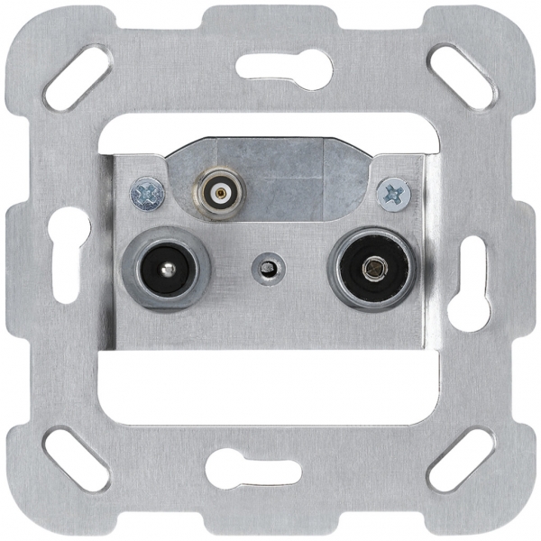 Einsatz zu UP-Antennendose R/TV/Daten Hager Bauart F 2GHz 19db 