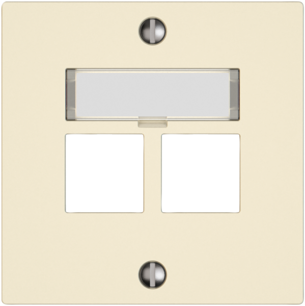 Kit di montaggio EDIZIO.liv EASYNET S-One SNAPFIX® destra per 2×RJ45 cr 
