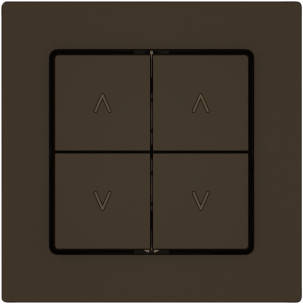 Interruttore p.tapparelle EDIZIO.liv SNAPFIX® 10A 250V 4 tasto 2 canali ma 