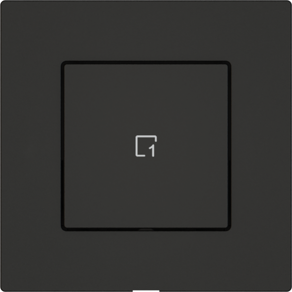 Poussoir scènes EDIZIO.liv Wiser SNAPFIX® 1 scène 1 touche no 