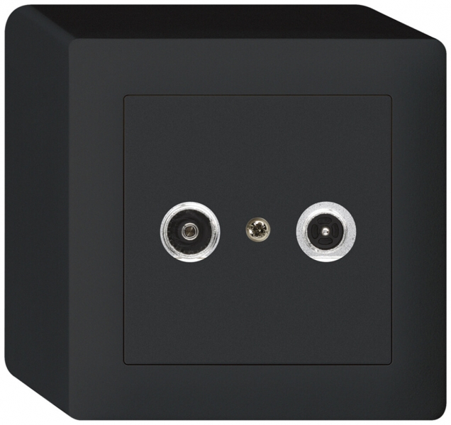 Prise antenne AP kallysto R/TV 14dB 2GHz noir 