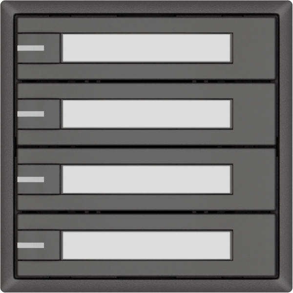 Universaltaster EDIZIO.liv UNI SNAPFIX® 5…48V m.LED blau 4× 1-Tbed.Pap.dgu 