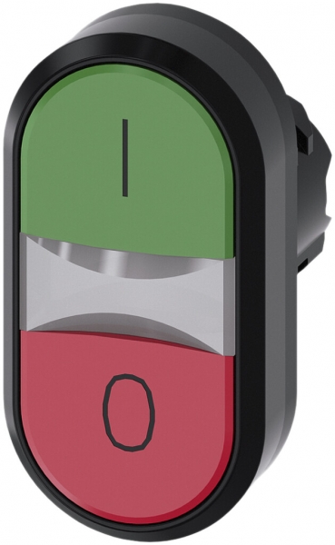 Pulsante doppio INS Siemens SIRIUS ACT I-0 illuminabile plastica 