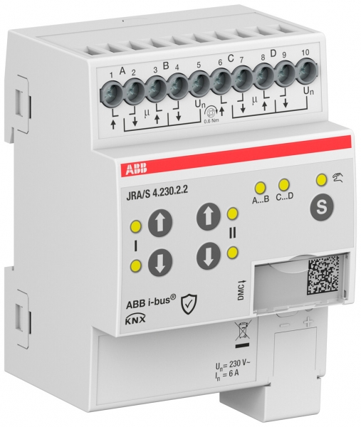 Attuatore per persiana AMD ABB JRA/S4.230.2.2 4-volte 6A/230VAC 