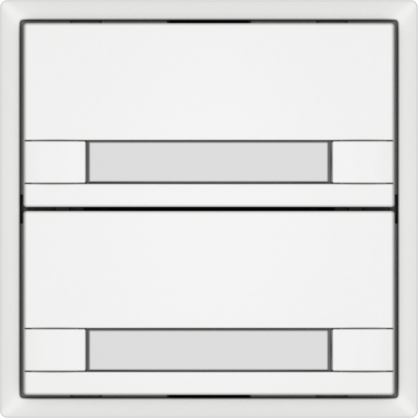 Poussoir universel EDIZIO.liv UNI SNAPFIX® 12…48V s.LED 2× étiqu.bc 