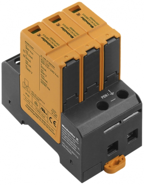 Scaricatore di sovratensione Weidmüller VPU AC I 3 300/12.5 