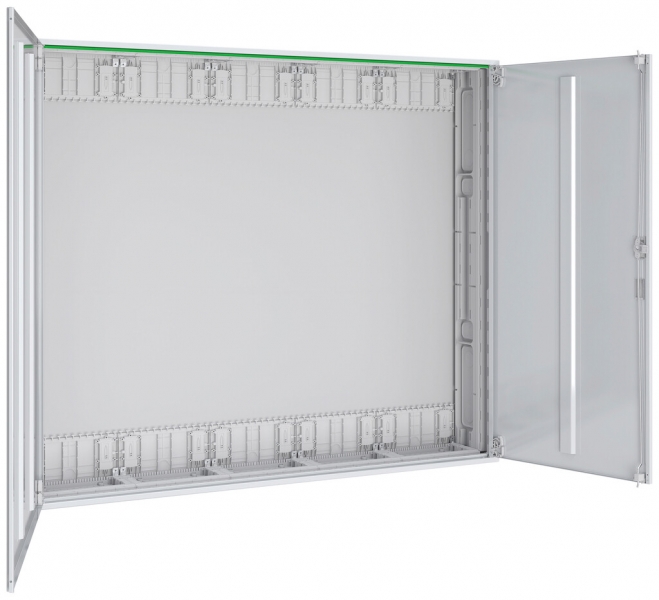 Coffret mural PrismaSeT XL IP44 a.porte 1300×1100×210mm 5 champs 7 rangées 