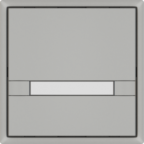 Poussoir universel EDIZIO.liv UNI SNAPFIX® 12…48V s.LED 1× comm.2T étiqu.grc 