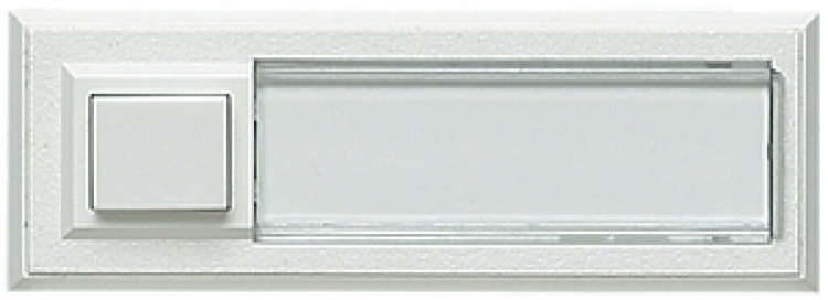 AP-Sonnerietaster Grothe Combifix II 12VUC, weiss 