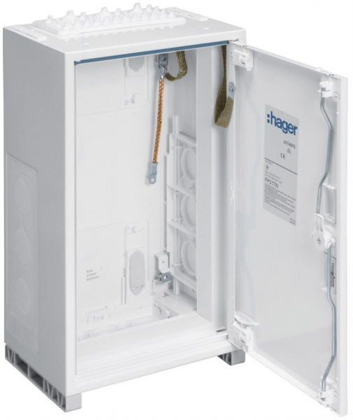 Armadio murale Hager univers con porta CP I IP44 800×650×205mm 