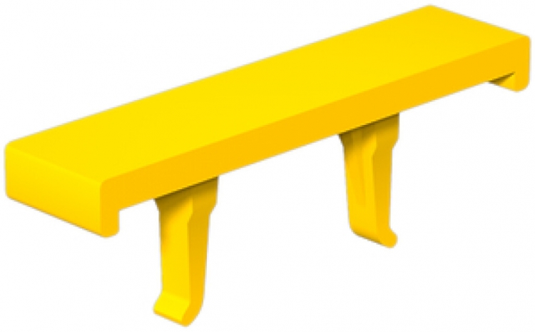 Marcatore di morsetto Weidmüller WAD 12 MC B GE/SW 36.2×11.9mm PA66 giallo 