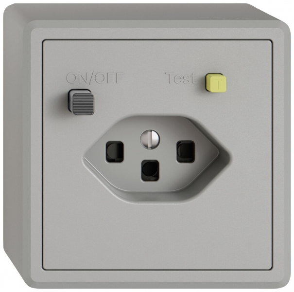 Presa FI AP EDIZIO.liv 1×T23 con shutter grc 