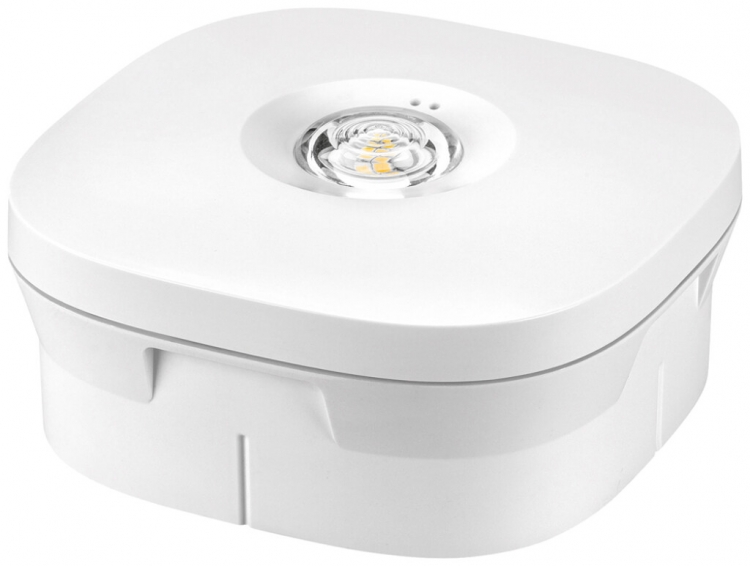Lampada d'emergenza LED Tridonic R2A BASIC 3W 1h attesa tasto controllo bianco 