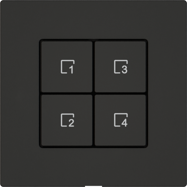 Pulsante scene EDIZIO.liv Wiser SNAPFIX® 4 scene 4 tasti WLAN ne 