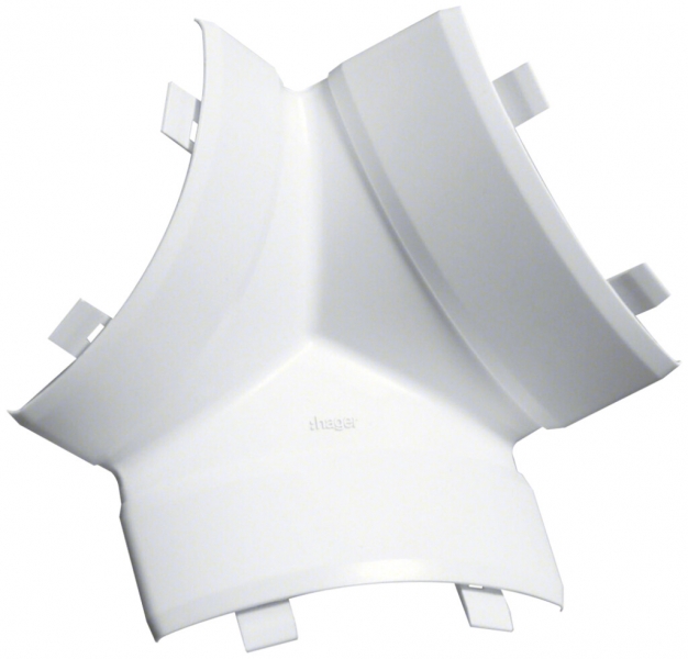 Raccordo T tehalit EK 40040, bianco traffico 