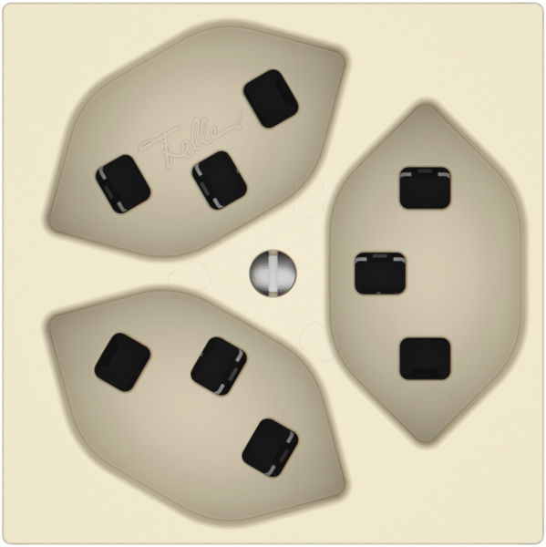 Presa EDIZIO.liv SNAPFIX® 3×T23 cr 