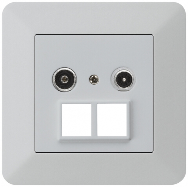 Presa multimedia INC kallysto.trend R/TV 19dB 2GHz grigio chiaro 