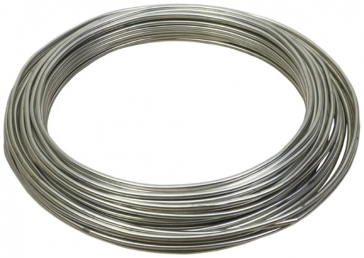 Filo rondo semi-dura LR 2 Cu stagnato, Ø 6mm, 100m/25kg 