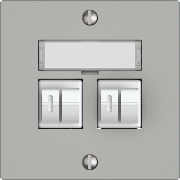 Prise audio EDIZIO.liv SNAPFIX® 2× grc 