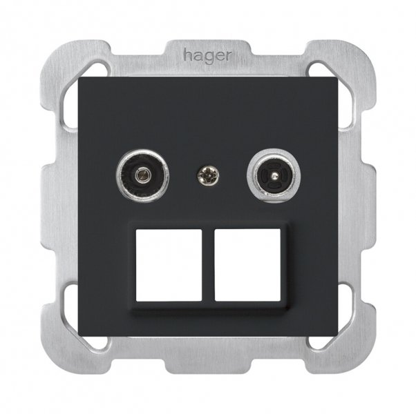 UP-Multimediadose kallysto R/TV Bauart B 23dB 2GHz schwarz 