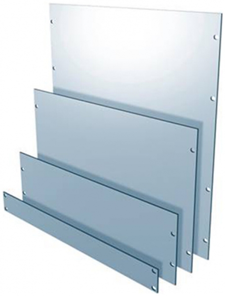 Placca cieca frontale 19" Minkels 1UA, all 