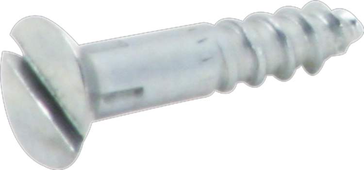 Vis à bois tête conique 3×16mm zinguée 