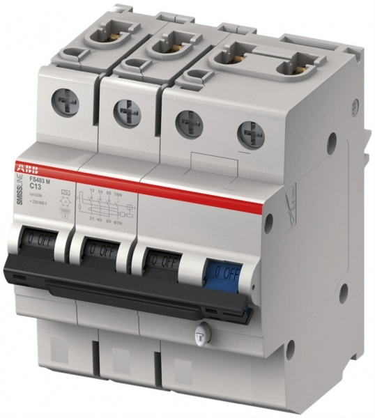 Disgiuntore differenziale SMISSLINE TP C 6kA 32A, 4poli, 30mA 