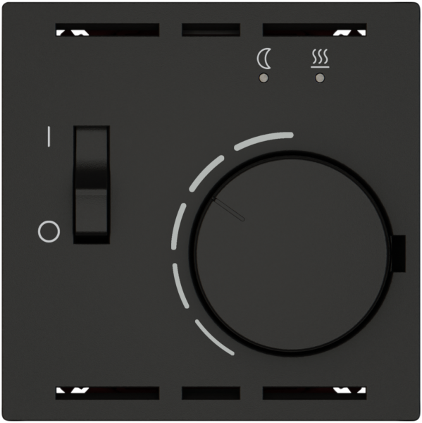 Raumthermostat EDIZIO.liv SNAPFIX® f.elektrische Bodenheizungen sz 