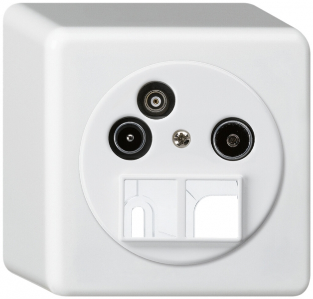 Presa d'antenna AP TV-R-Dati basico HMS 2GHz 19db bianco 