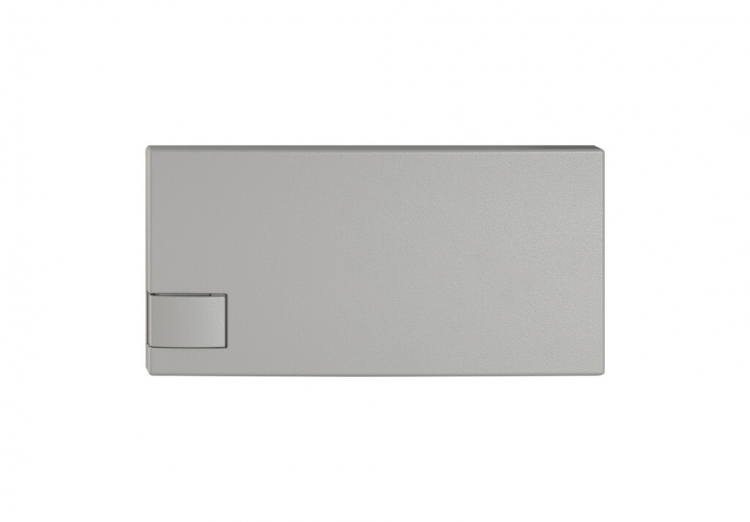 Poussoir 1/2 EDIZIO.liv SNAPFIX® p.KNX&UNI s.LED comm.à 1 touche grc 