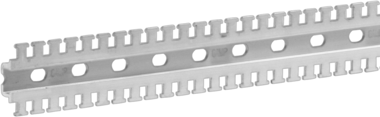 Barre de support et de fixation 7.5×35mm perforé, L=3m 