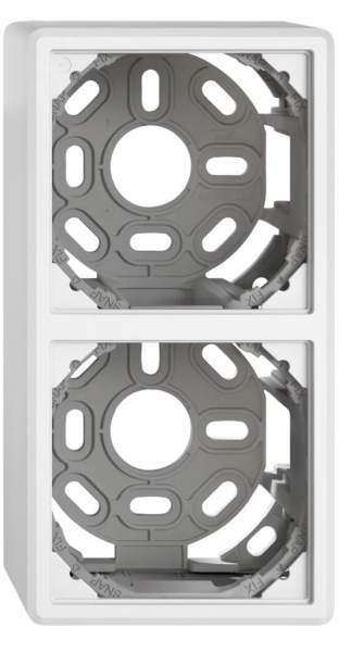 En-tête AP EDIZIO.liv SNAPFIX® 2×1 pour combinaisons au choix blanc 