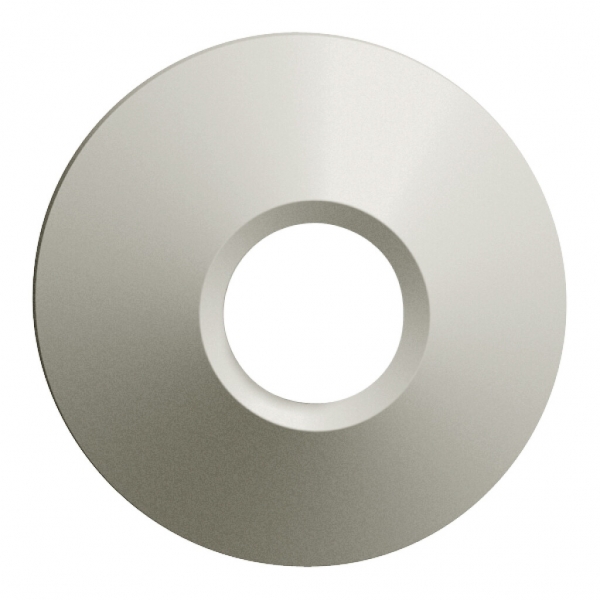 Capot frontal rond EDIZIOdue gris clair pour détecteur de mouv.PIRI 360° 