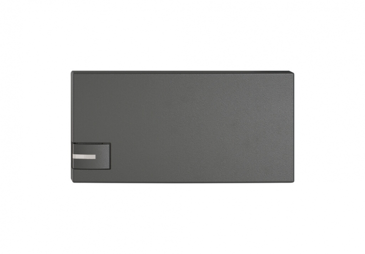 Poussoir 1/2 EDIZIO.liv SNAPFIX® p.KNX&UNI a.LED comm.à 1 touche grf 