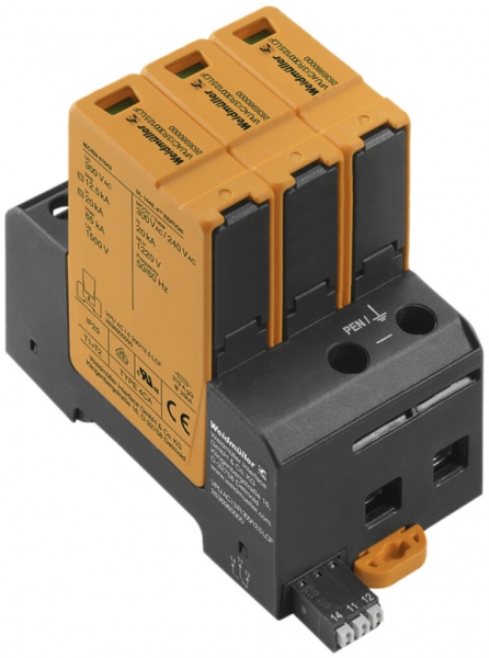 Scaricatore di sovratensione Weidmüller VPU AC I 3 R 300/12.5 LCF 