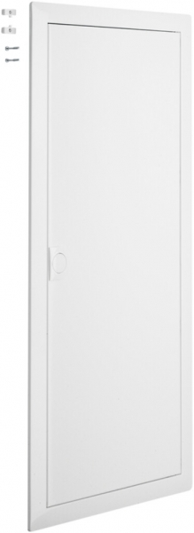 Cadre avec porte Hager volta 4-rangées 348×755×9mm IP30 blanc pur 