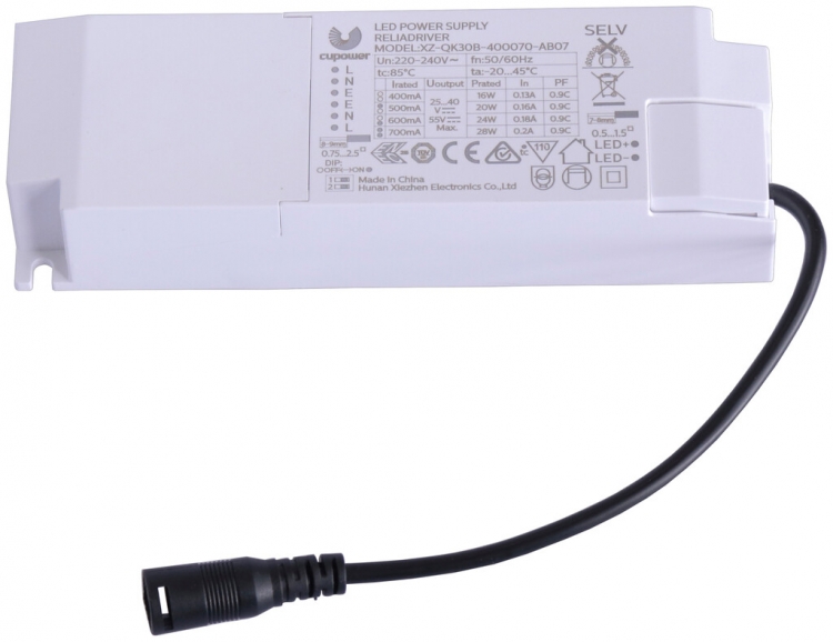 Convertitore LED DOTLUX CB IP20 16…28W 25…40V 