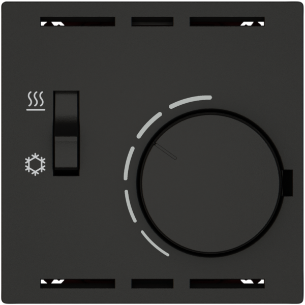 Termostato ambiente EDIZIO.liv SNAPFIX® inter.risca./refrig.230VAC 50Hz ne 