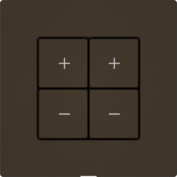 Variateur Uni-LED EDIZIO.liv Wiser SNAPFIX® 2 canaux 4 touches WLAN br 