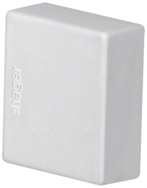 Embout de fermeture Hager tehalit.LF 15×15mm gris IP30 