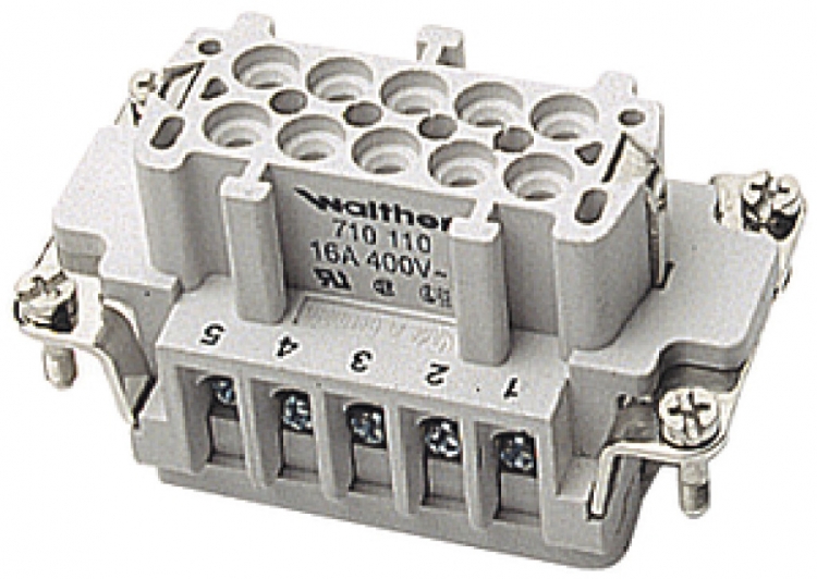 Intérieur de prise femelle B10 0.5…2.5mm², avec protection de fil 1…10 