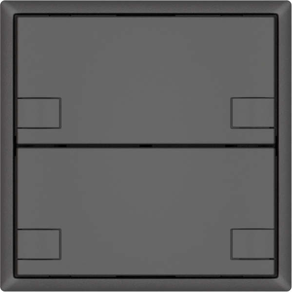 Poussoir universel EDIZIO.liv UNI SNAPFIX® 5…48V s.LED 2× comm.2T grf 