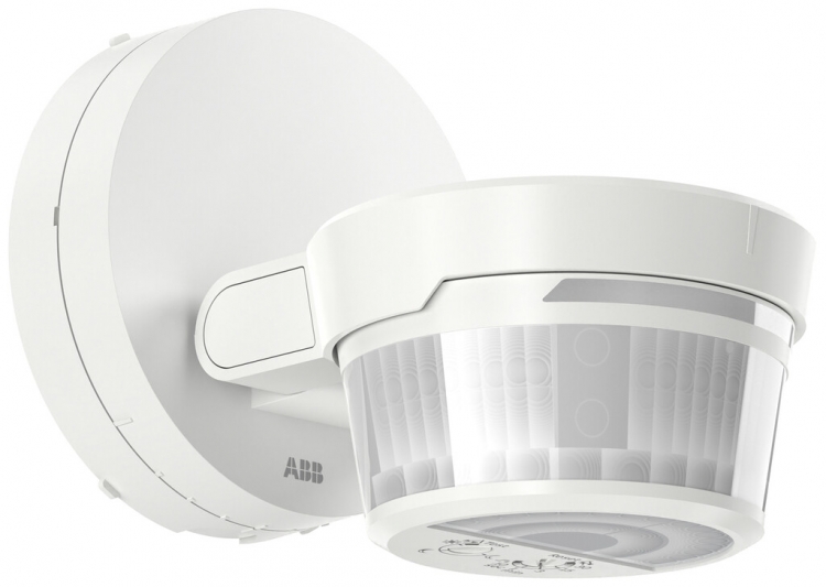 Rilevatore di movimento AP ABB Busch-Watchdog PRO BT 90° IP55 bianco 