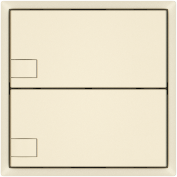 Poussoir KNX RGB EDIZIO.liv SNAPFIX® capteur temp.s.LED 2× comm.1T cr 