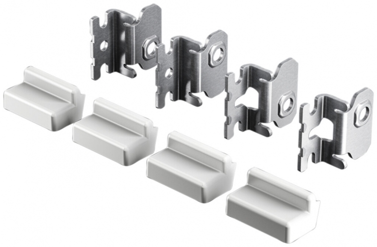 Fixation murale Rittal AX, pour AX/KX, D=20mm, tôle d'acier 