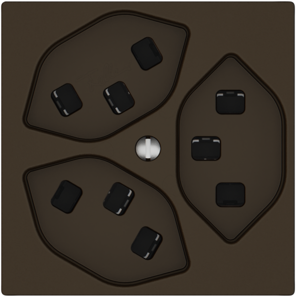 Prise EDIZIO.liv SNAPFIX® 3×T23 br 